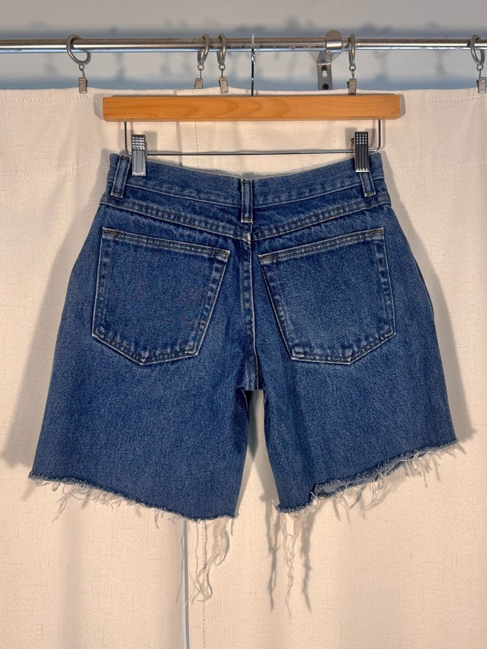 Vintage Rustler High Waisted Denim Shorts - Picture 2 of 6